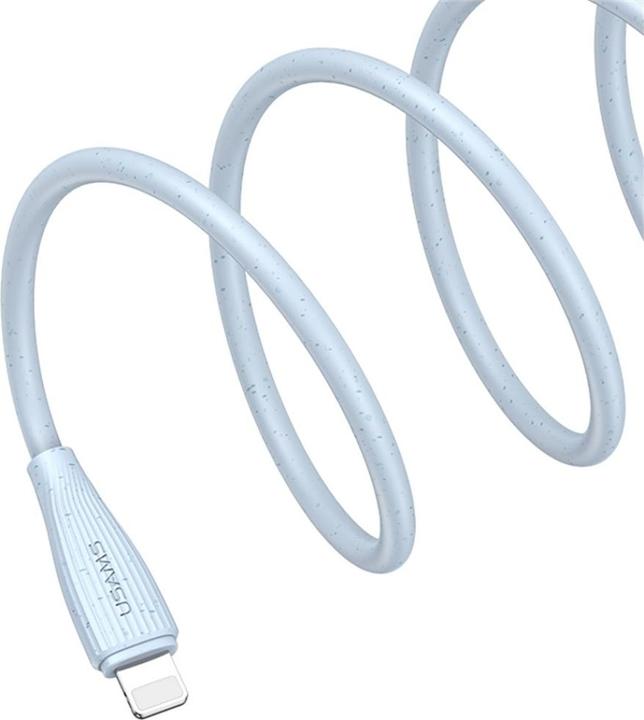 Produktbild Usams Kabel Green Series SJ717 30W USB-C do Lightning 1m różowy (1 m, 30 W)