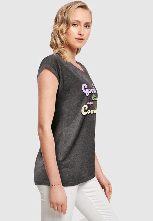 Actual product image Merchcode Ladies Good Things Extended Shoulder Tee - 112623 (XL)