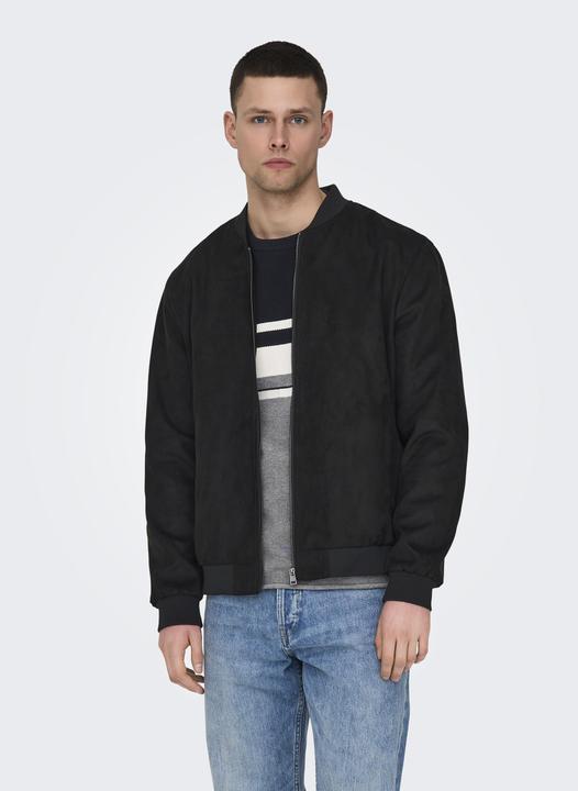 Actual product image Only & Sons Onslucas Fake Suede Bomber Otw (M)