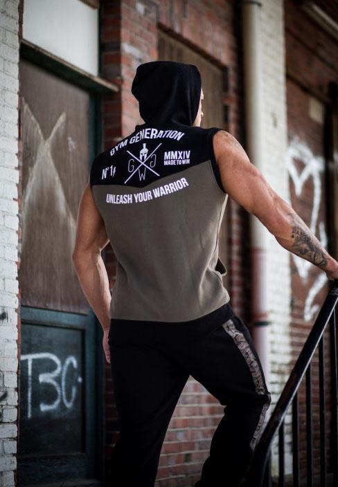 Immagine prodotto Gym Generation Felpa con cappuccio Alpha - NERO / CIPRI (L)