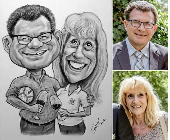 Immagine prodotto Caricature disegnate a mano