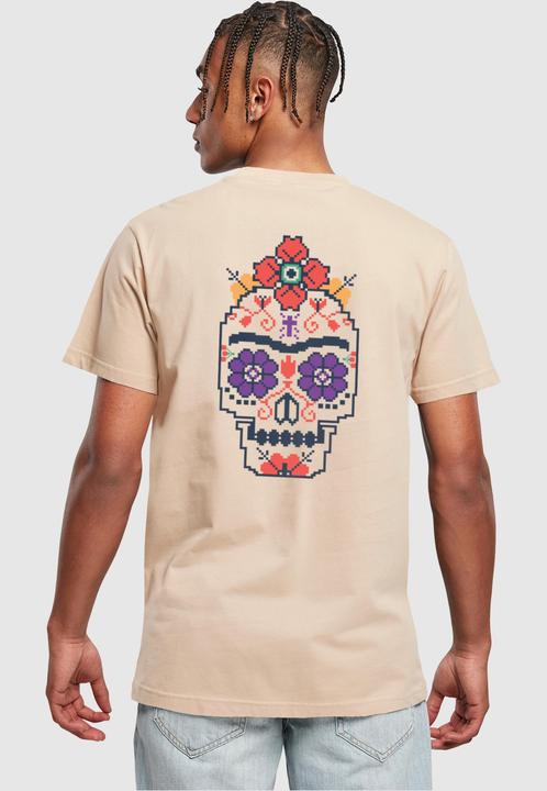 Image du produit Merchcode Frida Kahlo - Pixels viva la vida T-shirt col rond - 117225 (XXL)