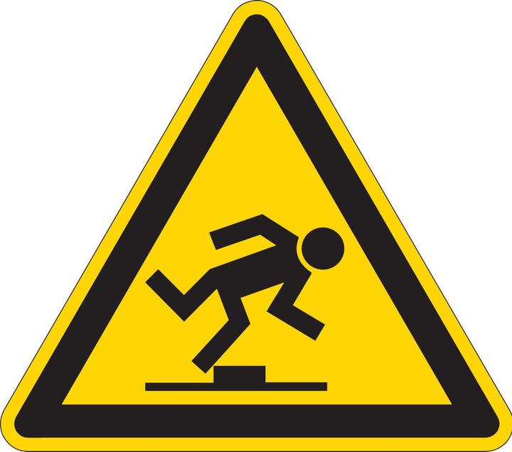 Produktbild Brady PIC 325-TRI 315-B7527, Warnschilder - Warnung vor Stolpergefahr