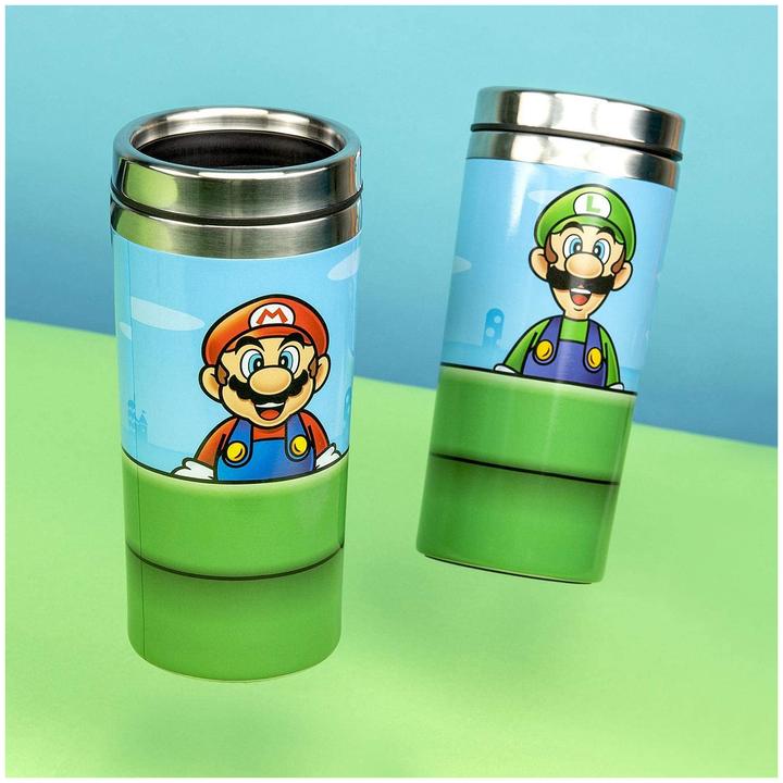 Actual product image Paladone Products Super Mario Bros Reisetasse Warp Pipe (450 ml, 360 x)