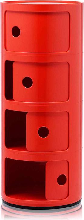 Actual product image Kartell Componibili 4Er container (ø 32 x 77 cm)