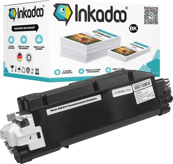 Produktbild Inkadoo Kompatibel Toner für Ricoh 408317 P C 600 Lanier - P C 600