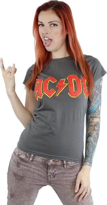 Immagine prodotto AC/DC Maglietta in cotone con logo rosso (S)