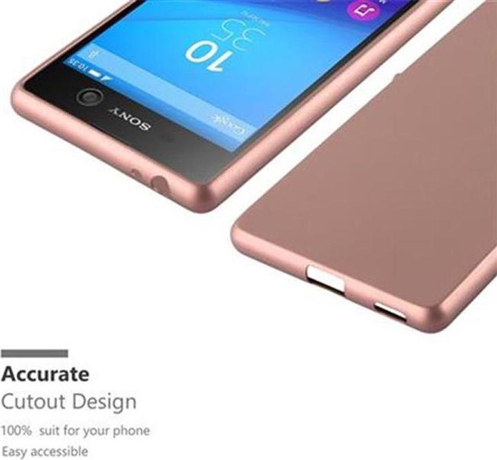 Actual product image Cadorabo TPU Matt Metallic Cover (Sony Xperia M5)