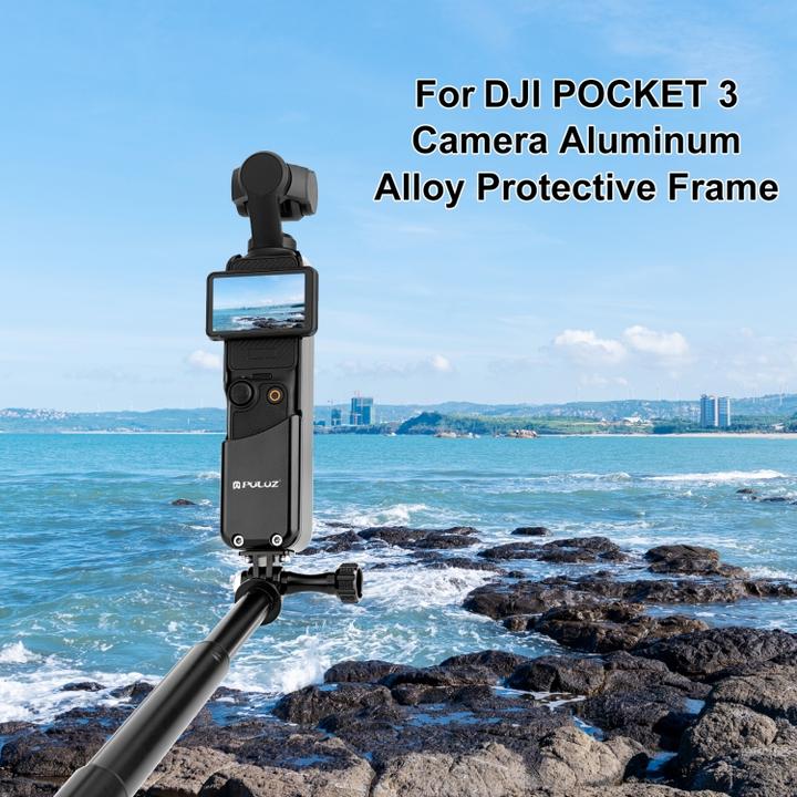 Immagine prodotto Puluz For DJI OSMO Pocket 3 Metal Protection Frame Cage Adapter Bracket (Black) (Osmo Pocket 3)