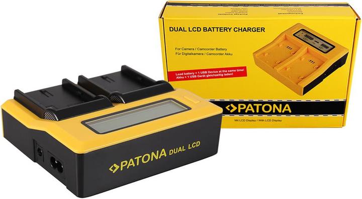 Produktbild Patona Canon LP-E6 Dual LCD (Kamera Akku Ladegerät)
