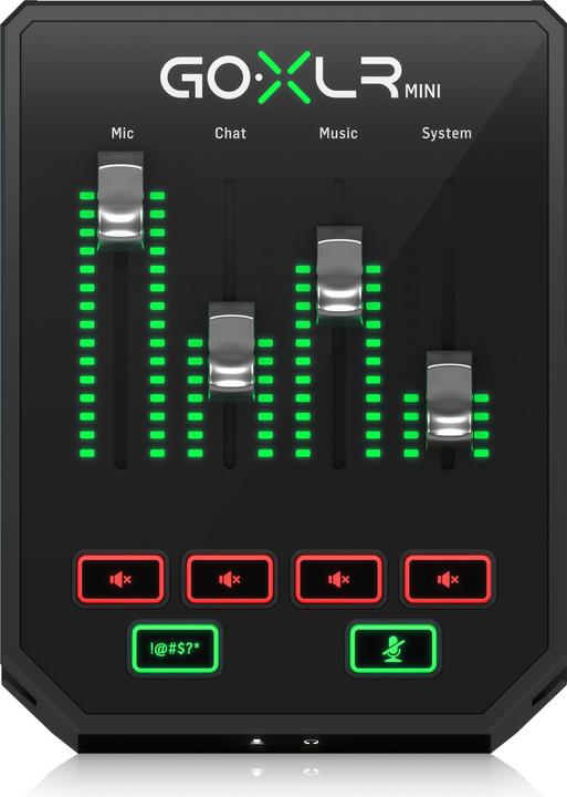 Image du produit TC Helicon GoXLR Mini, Mixer & USB Audio Interface (USB, Jack 3.5mm)
