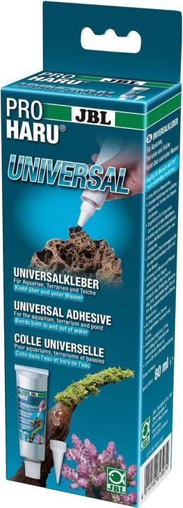 JBL Aquaristik und Terraristik Universalkleber für Aquarien, Terrarien & Teiche (189 g, 80 ml)