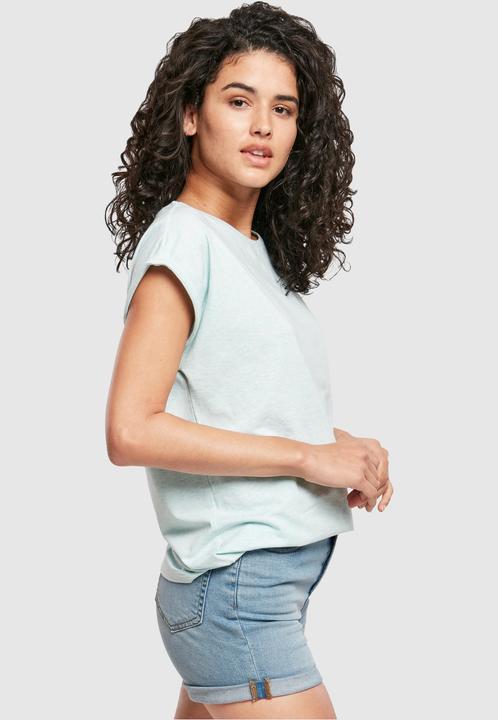 Produktbild Urban Classics Ladies Color Melange Extended Shoulder Tee (4XL)