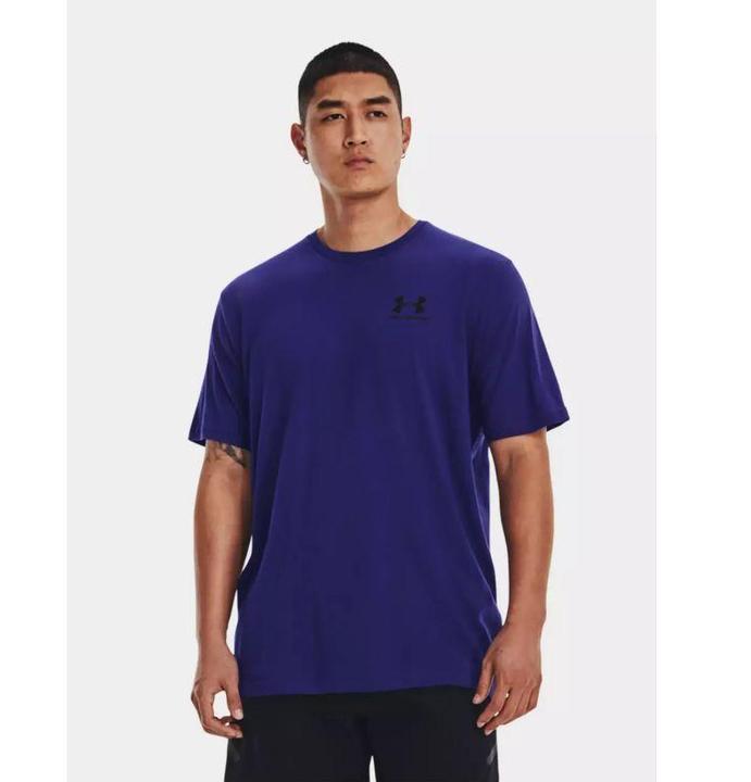 Immagine prodotto Under Armour Maglietta Sportstyle Uomo petto sinistro SS blu 1326799 468 (S) (S)