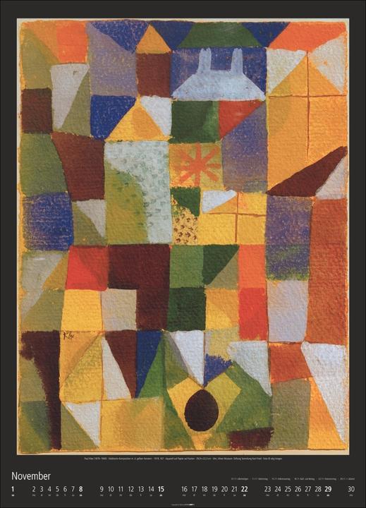 Produktbild World of Art Kalender 2026 (49 x 68 cm, Harter Einband, Deutsch, Englisch)