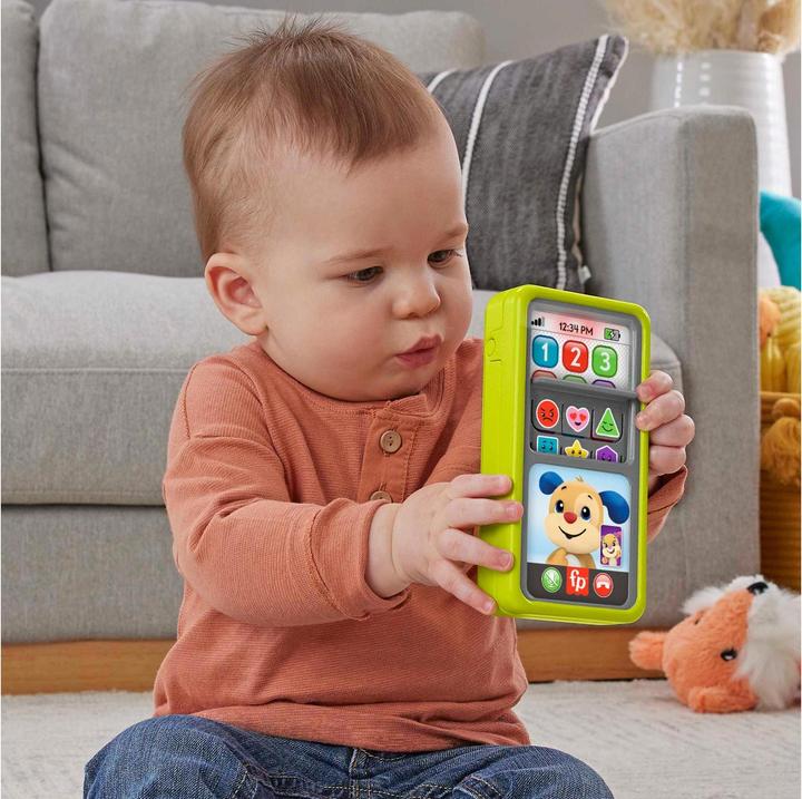 Image du produit Fisher-Price 2-in-1 Slide to Learn Smartphone (DU, F, D, I, QE) (Allemand, Français, Italien, Anglais)