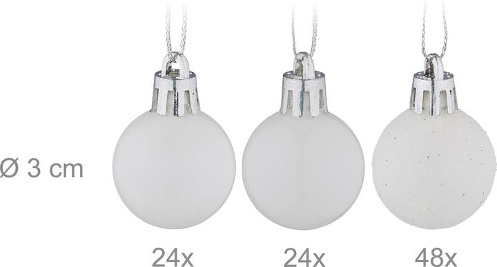 Actual product image Relaxdays 96-piece Christmas baubles set (96 -part)