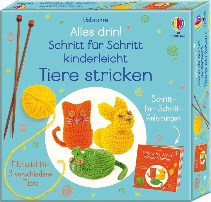Produktbild Schritt für Schritt kinderleicht Tiere stricken