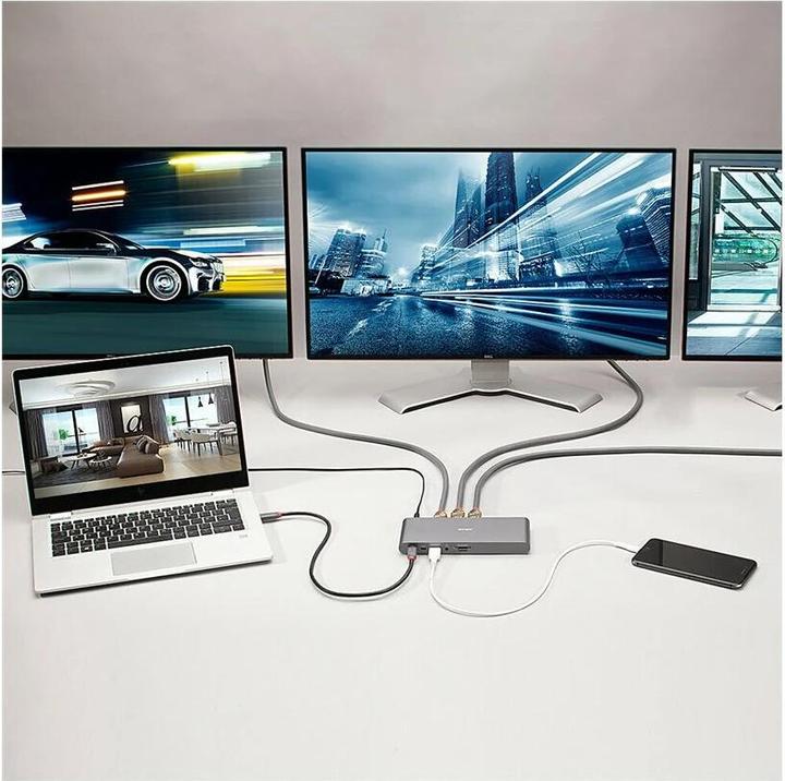 Immagine prodotto Lindy Docking station USB 3.2 Tipo C per computer portatili (USB-C, 3 Porti)