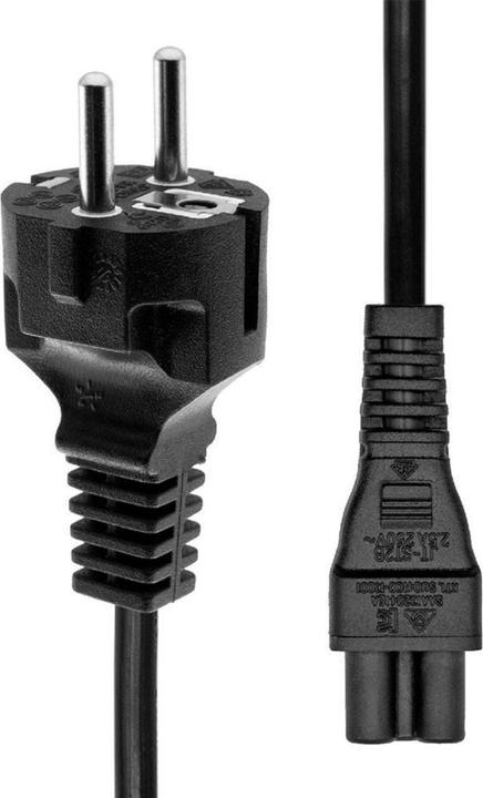 Actual product image ProXtend PC-FC5-007 Power cable black 7 m mains plug type F C5 coupler (7 m)