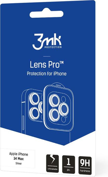 Image du produit 3MK iPhone 14 Max - Lens Protection Pro Silver (1 pièce(s), Apple iPhone 14 Plus)