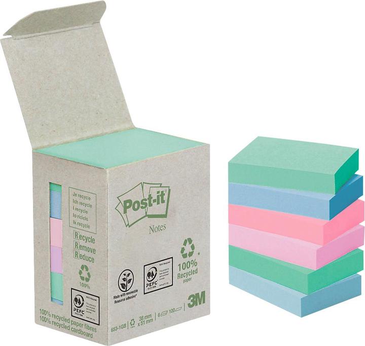 Image du produit Post-it Recyclage (51 x 38 mm)