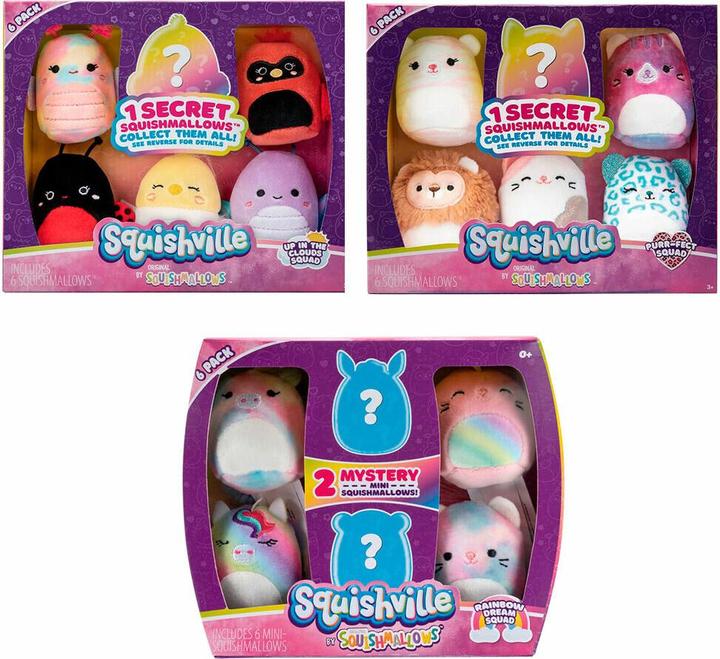 Produktbild Jazwares Squishmallows Plüschtier-Set sortiert 5cm