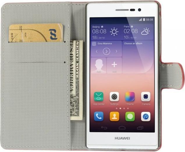 Image du produit MU Style Couverture en cuir avec motif (Huawei Ascend P7)