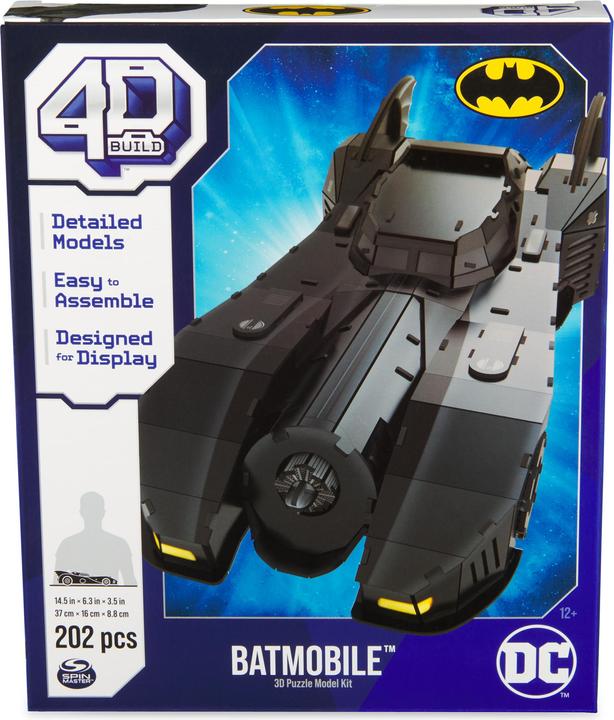 Actual product image 4D Puzzle 4D Puzzles - Retro Batmobile (6070178) (202 pieces)