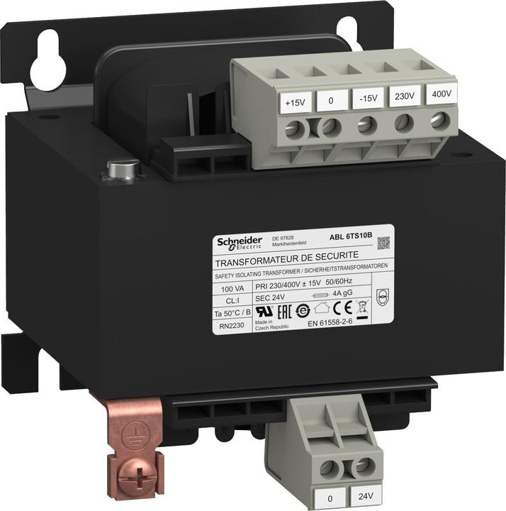 Productafbeelding Schneider Electric Transformator ABL6TS10B 24V 100VA