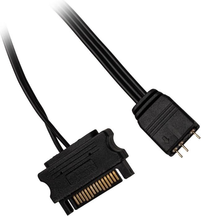 Actual product image Akasa 3 pin ARGB controller cable