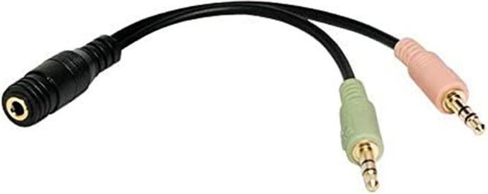 Actual product image LogiLink Jack adapter (0.15 m, 3.5mm jack (AUX))