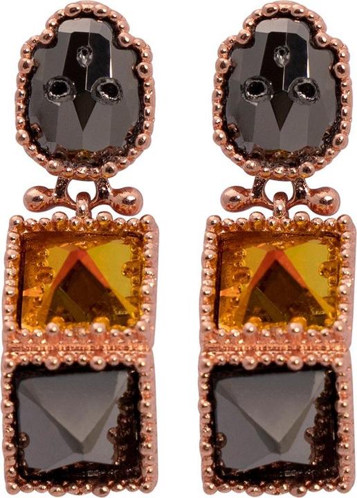 Uzurii Darkness Black Studs Ohrringe (925er Sterlingsilber)