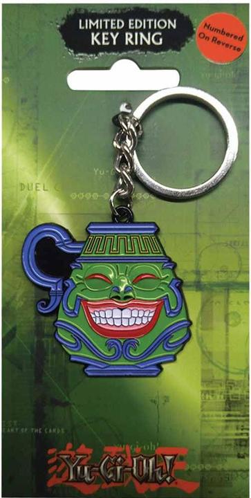 Actual product image Fanattik Yu-Gi-Oh! Metal Keychain Pot of Greed Limited Edition