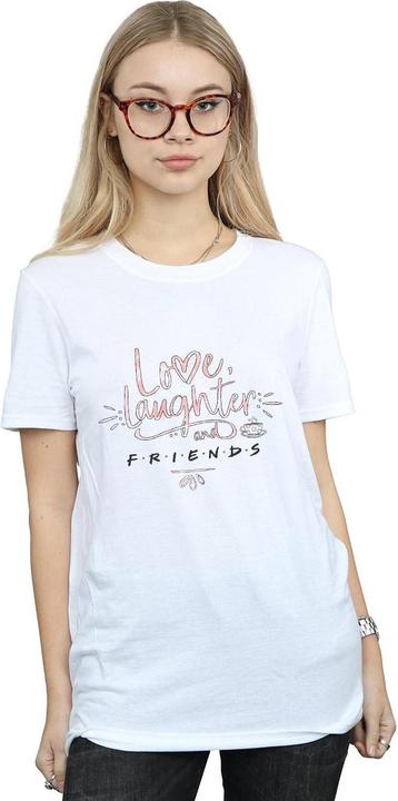 Immagine prodotto Friends Love Laughter Boyfriend Fit Maglietta Ampia Donna (XL)