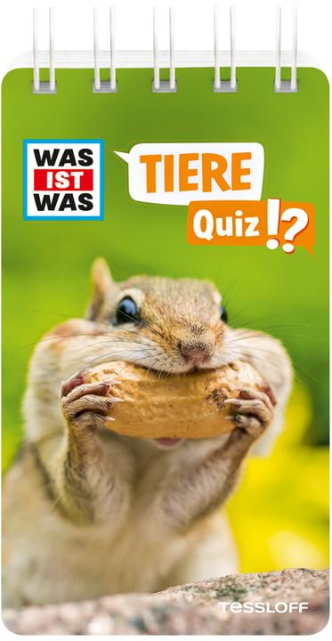 Produktbild Tessloff WAS IST WAS Quiz Tiere (Deutsch, Tessloff Verlag Ragnar Tessloff GmbH & Co.KG, 2022)