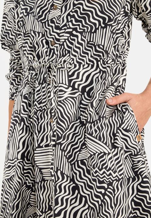 Actual product image Camel Active Langes Hemdblusenkleid mit Allover-Print (L)