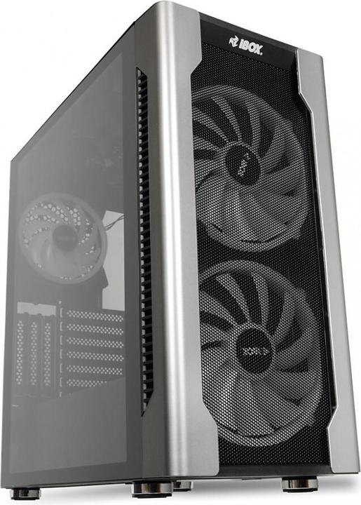 Actual product image iBox Enclosure I-Box Chiron Zh68 Gaming (mATX, ATX, Mini-ITX)