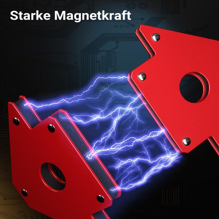 Produktbild Wiltec Schweissmagnet 11kg Schweisswinkel 120x80x15mm Magnetwinkel Schweisszubehör