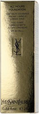 Actual product image Yves Saint Laurent All Hours Foundation Light Cool 6 Fl 25 ml (No. 06 - Light Cool)