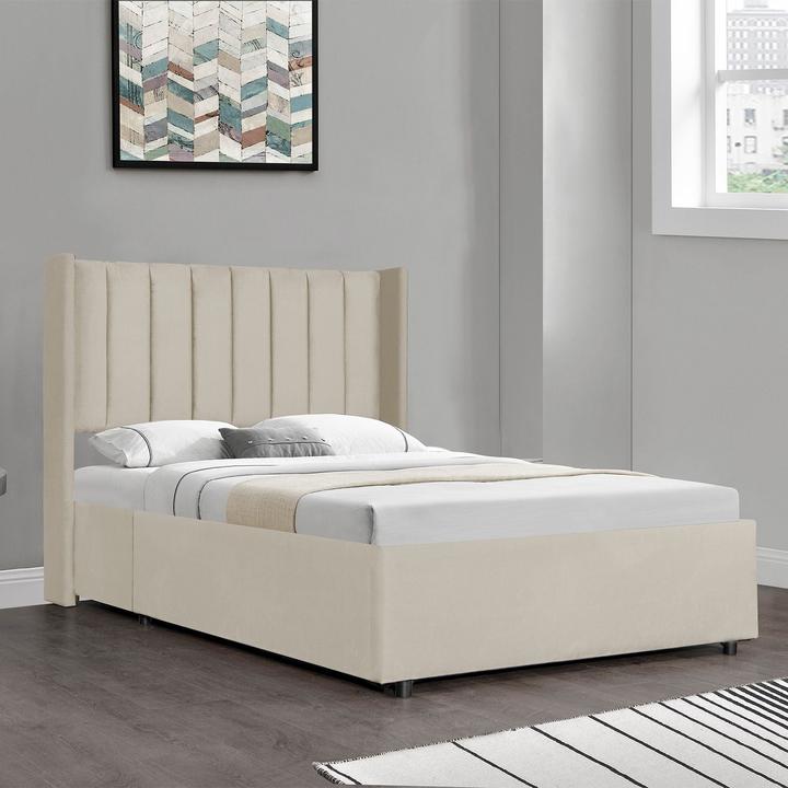 Image du produit Juskys Lit rembourré Savona (140 x 200)
