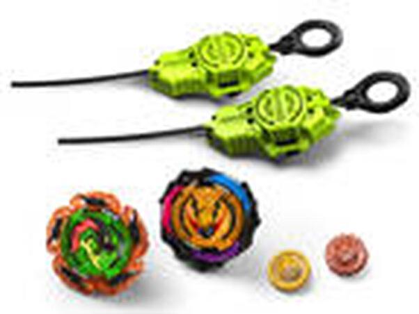 Image du produit Hasbro Beyblade Burst QuadStrike Light Ignite Beyblade Stadium Battle Set (Allemand, Français, Italien, Anglais, Néerlandais, Suédois, Norvégien, Polonais)