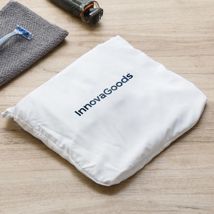 Actual product image InnovaGoods Beard catcher cloth with suction cups Bibdy