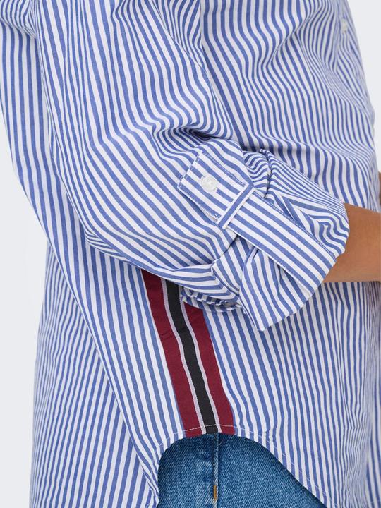 Immagine prodotto Only Normal geschnitten Hemdkragen Ärmelbündchen mit Knopf Hemd Hemd (L)