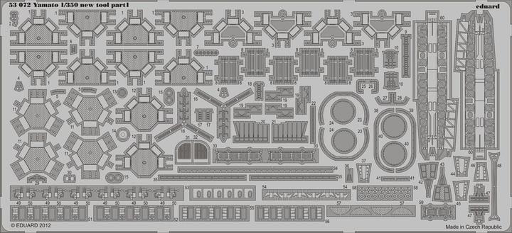 Image du produit Eduard Yamato 1/350 nouvel outil pour Tamiya 78025