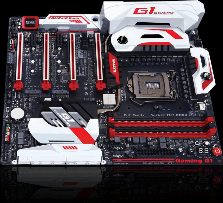 Produktbild Gigabyte Ga-Z170x-Gaming G1 (LGA 1151, Intel Z170, E-ATX)