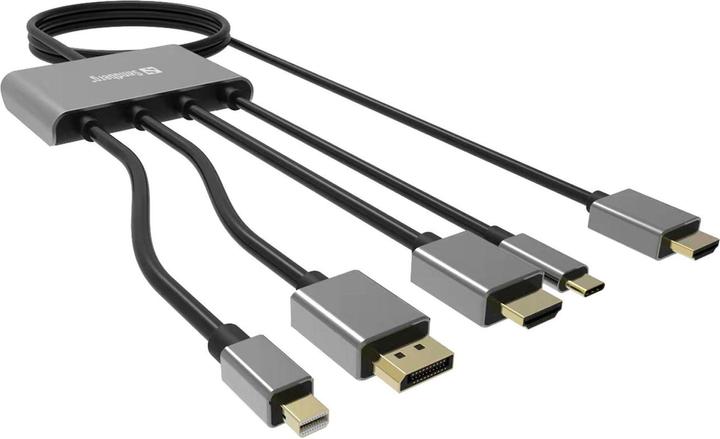 Sandberg All-In-1, Adapter, Hub (USB-C, HDMI, 230 cm)
