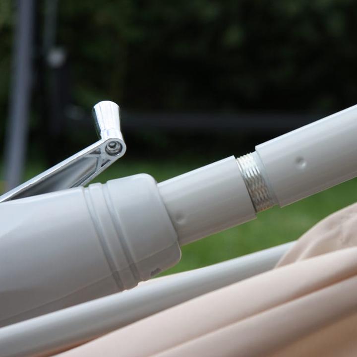 Actual product image Swisshandel24 Parasol, garden umbrella, 2x3m rectangular inclinable, polyester/aluminium 4,5kg - anthracite (1.92 m)