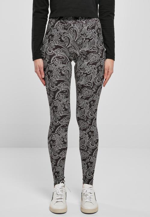 Actual product image Urban Classics Ladies Soft AOP Leggings (XL)