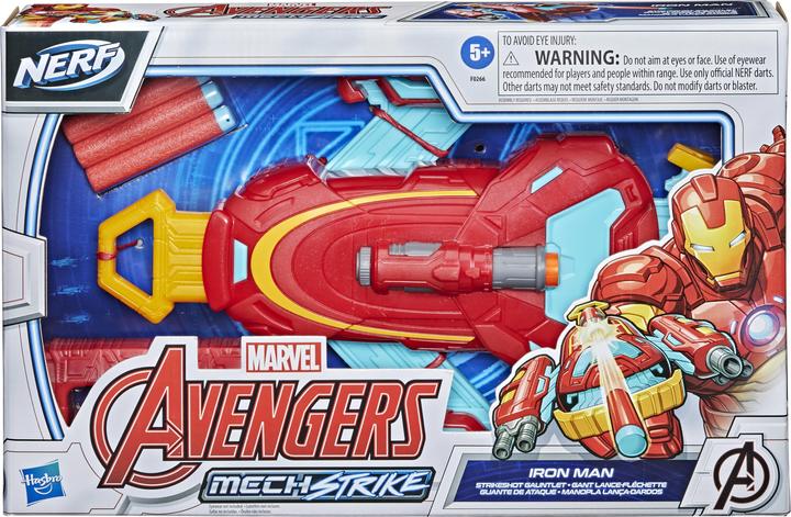 Immagine prodotto Nerf Avengers - Mech Strike Iron Man - Strikeshot Gauntlet (F0266)
